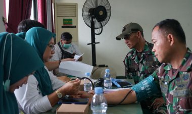 Deteksi Dini Kesehatan Prajurit Kodim Ciamis Demi Kesiapan Tugas