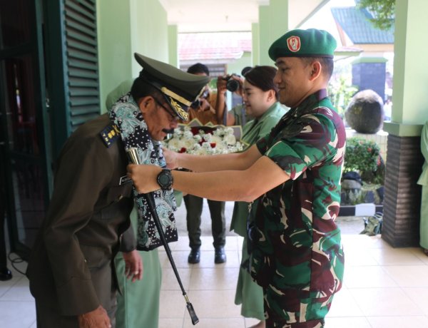 Kodim 0613/Ciamis Lepas Purna Tugas Kasdim, Apresiasi Tinggi Dedikasi