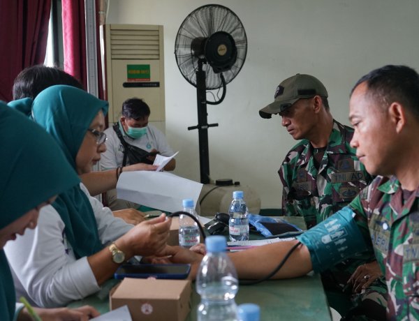 Deteksi Dini Kesehatan Prajurit Kodim Ciamis Demi Kesiapan Tugas